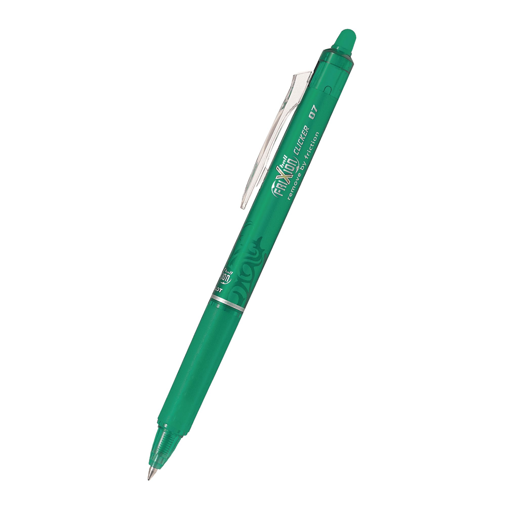 FriXion Clicker Rollerball Pen Green - Pack of 12